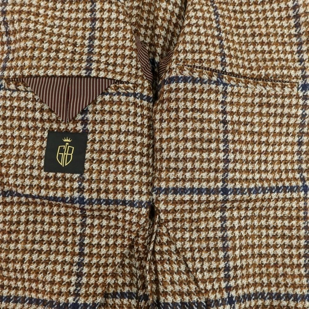 メンズ 【新品】エルネスト ernesto GFB ウールアルパカ チェック