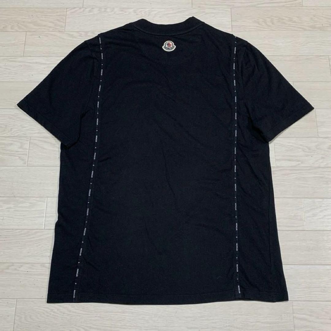 モンクレール バックワッペン Tシャツ サイズM ブラック 5S160 - メルカリ