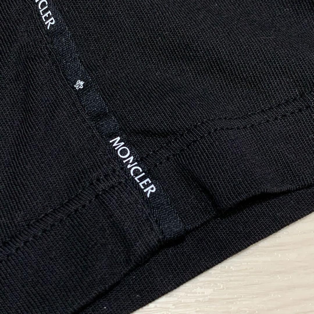 モンクレール バックワッペン Tシャツ サイズM ブラック 5S160 - メルカリ