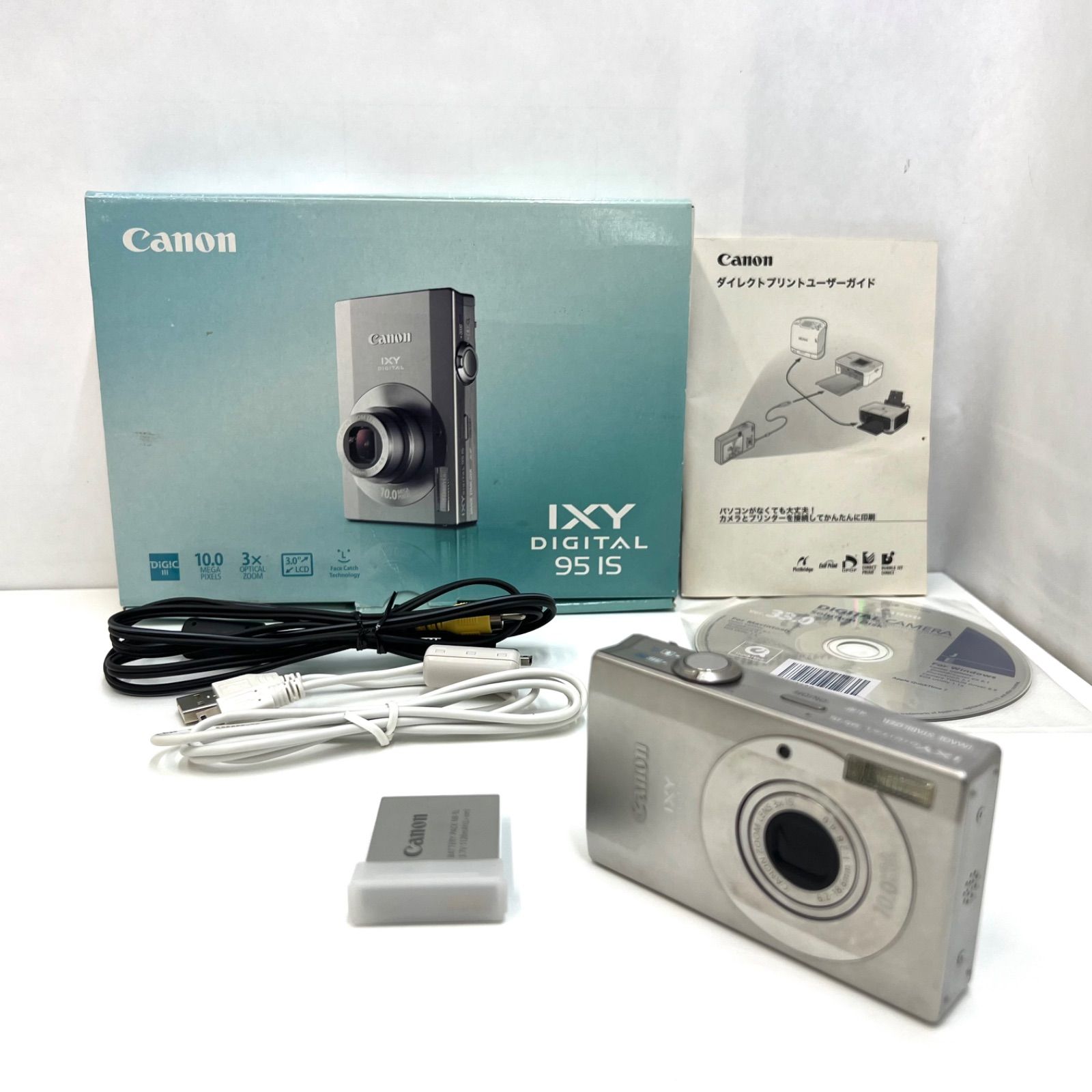 2-000052】 Canon IXY DIGITAL 95 IS キャノン イクシー デジカメ 
