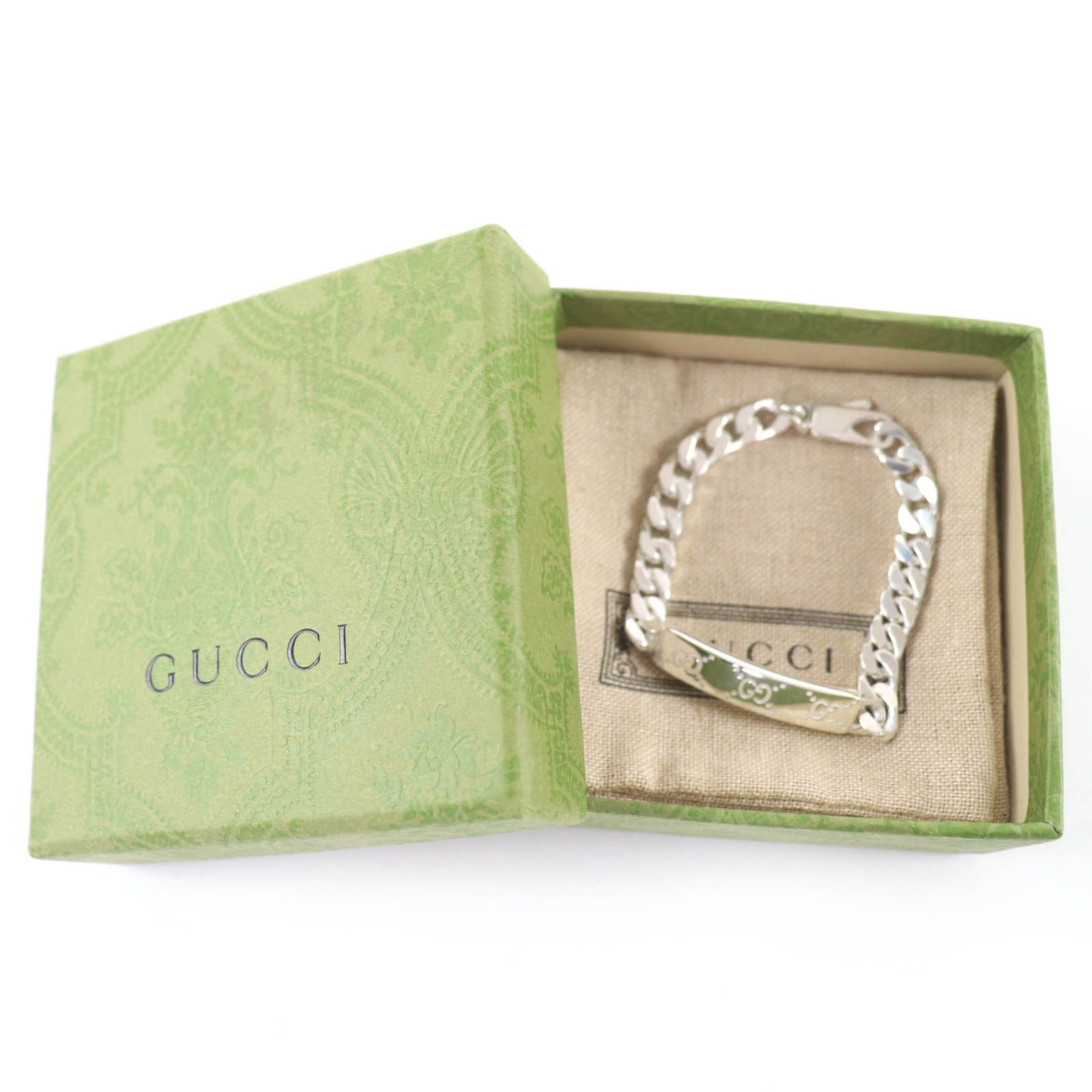 美品☆GUCCI グッチ AG925 シグネチャー GG ブレスレット 美品☆GUCCI グッチ AG925 シグネチャー GG ブレスレット