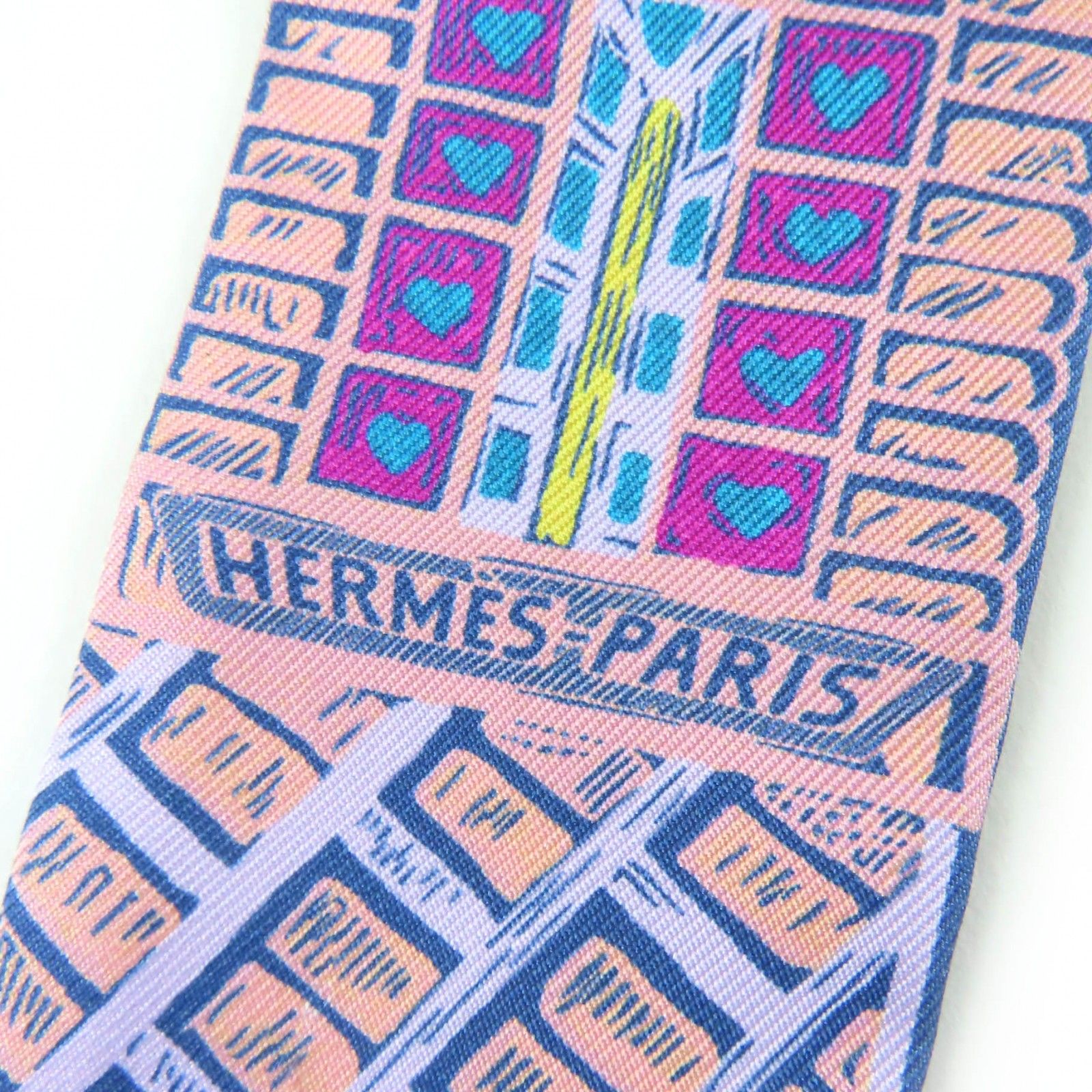 極美品☆HERMES エルメス ツイリー スーパー・シルク・クエスト シルク
