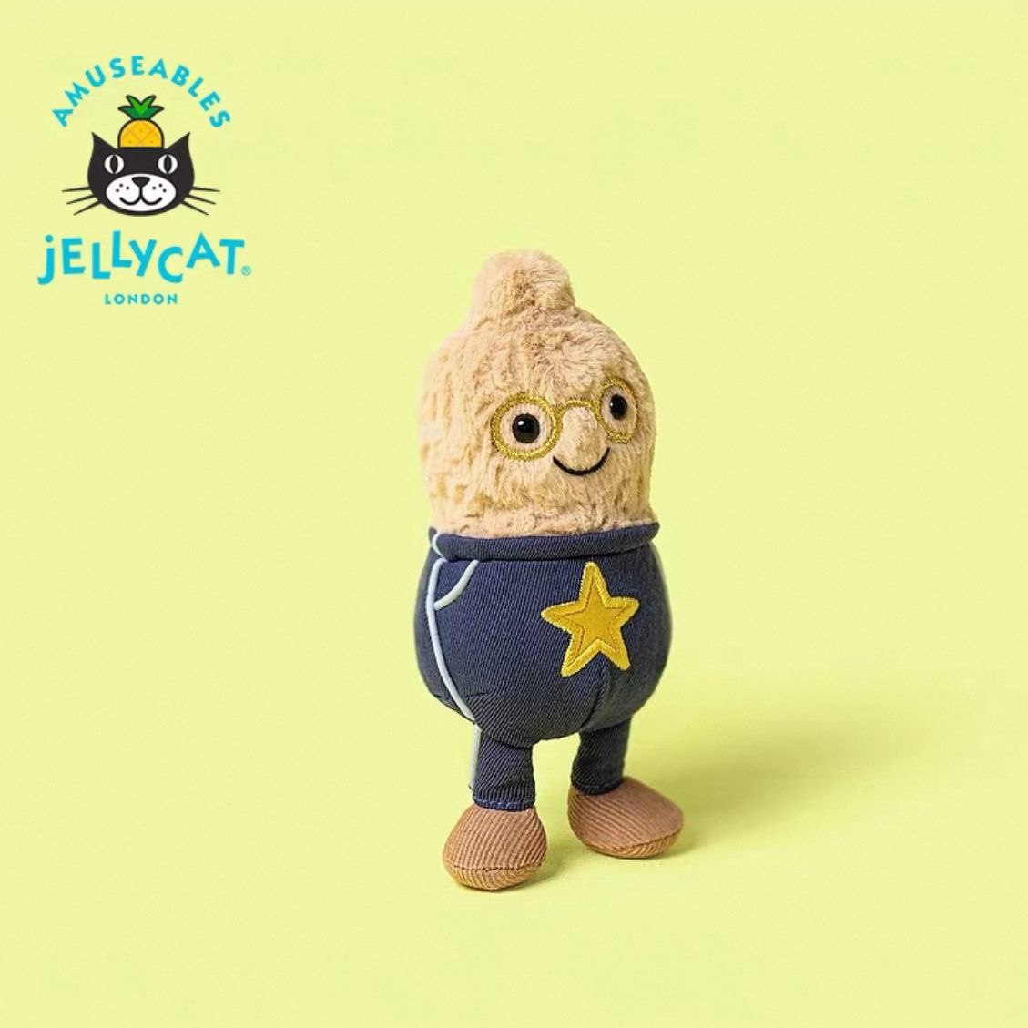ジェリーキャット jellycat ピーナッツ 星 スター ぬいぐるみ 新品タグ