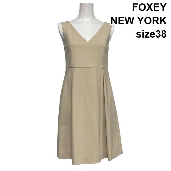 ◇ フォクシーニューヨーク FOXEY NEW YORK Vネックワンピース