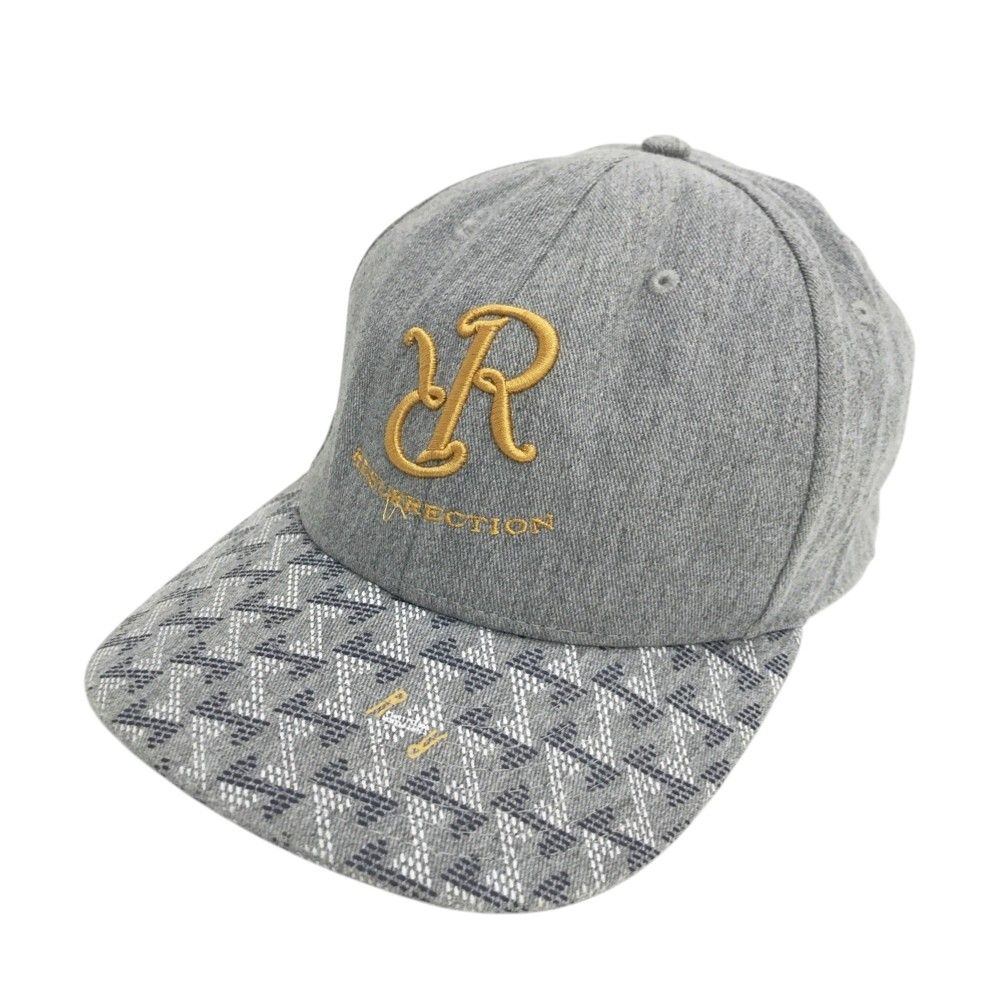 RESURRECTION レザレクション キャップ ロゴ総柄 グレー系 ONE SIZE
