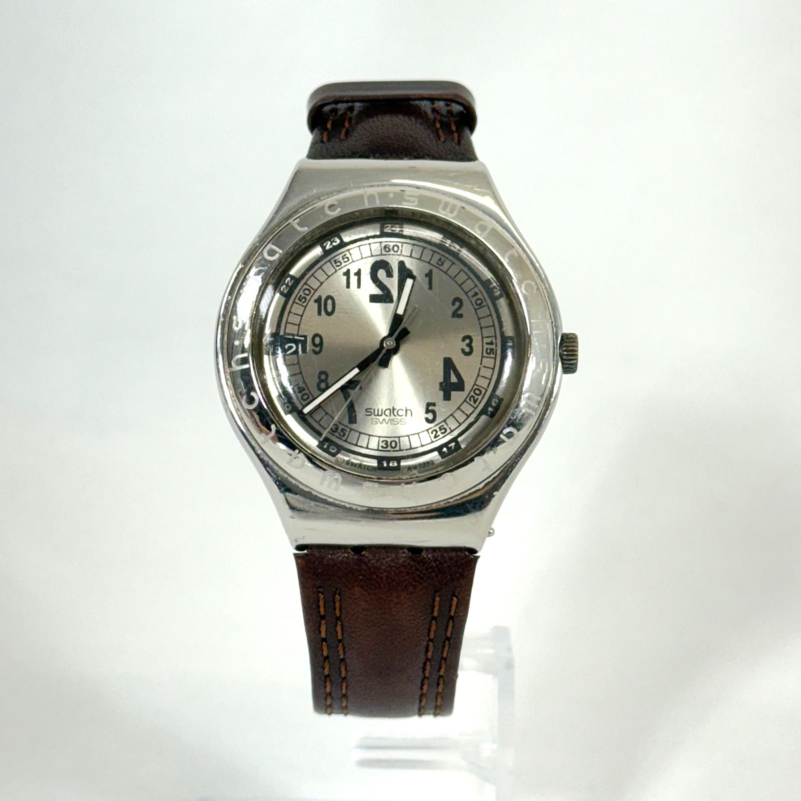 希少・稼働品】Swatch スウォッチ IRONY アイロニー YGS401 ビッグ 
