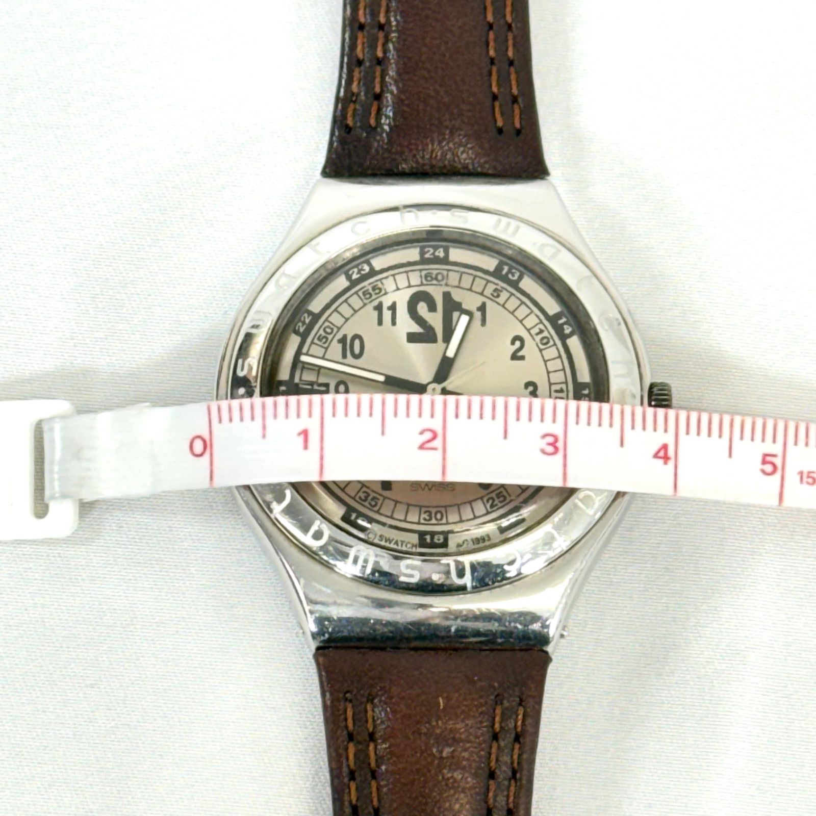 希少・稼働品】Swatch スウォッチ IRONY アイロニー YGS401 ビッグ 