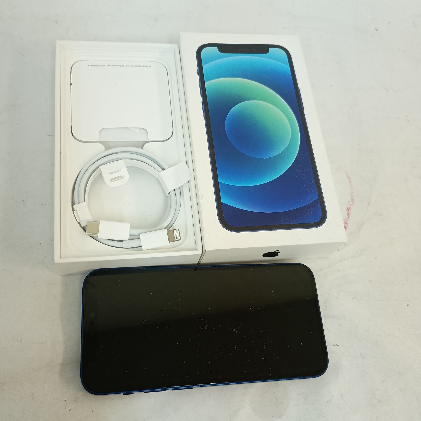Apple iPhone 12 mini A2398 ブルー 64GB SIMフリー 通電起動 Apple iPhone 12 mini A2398 ブルー 64GB SIMフリー 通電起動