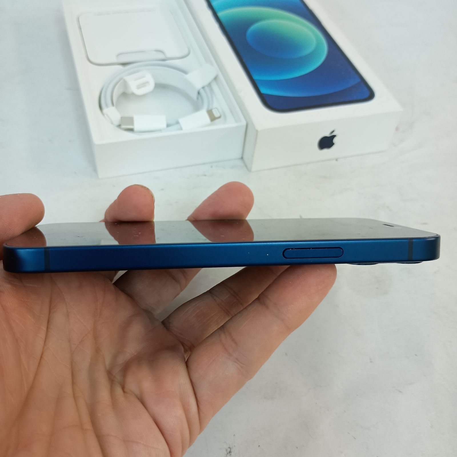 iPhone 12 mini 64GB ブルー SIMフリー 中古 - メルカリ