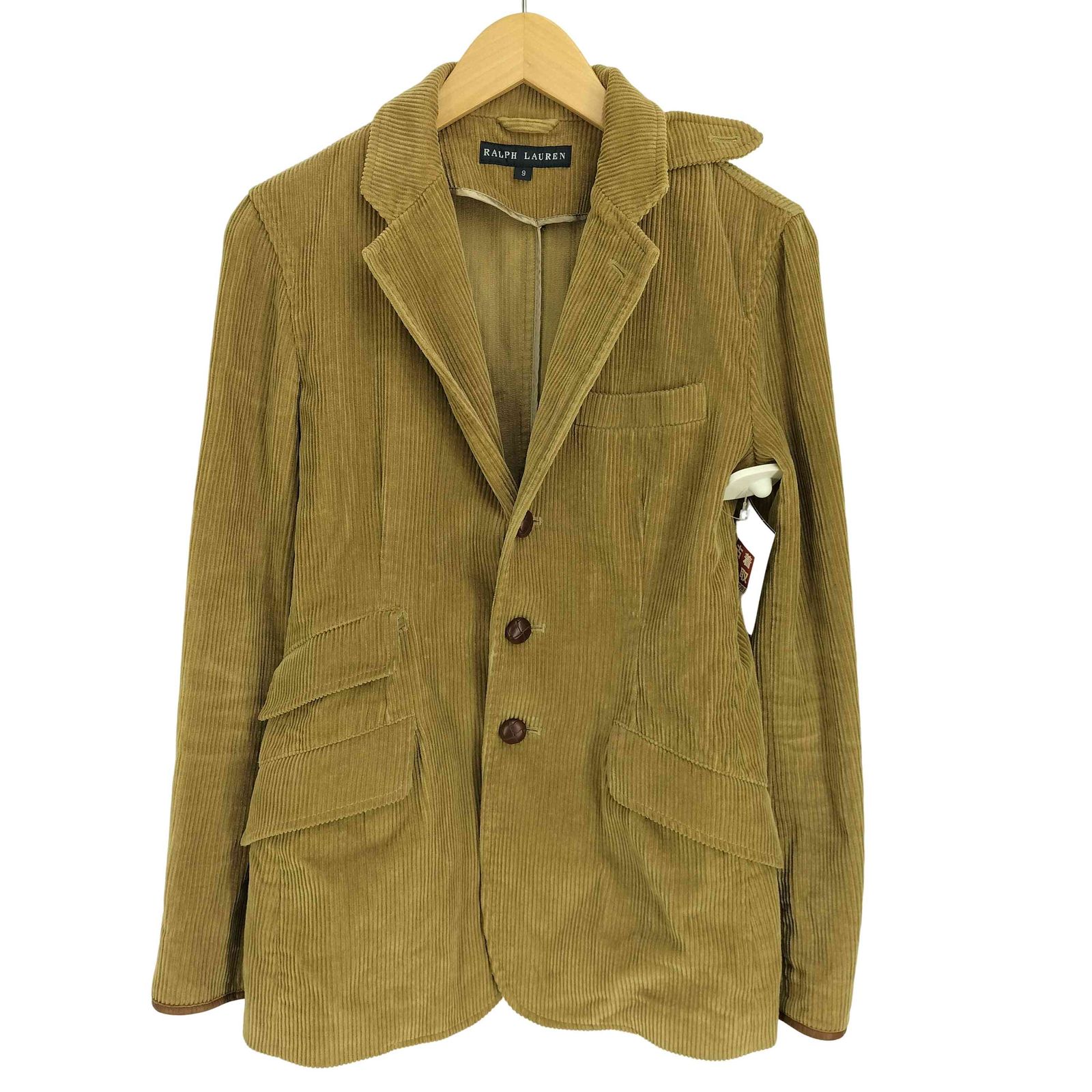 ラルフローレン RALPH LAUREN 90S レザーエルボーパッチ コーデュロイ 