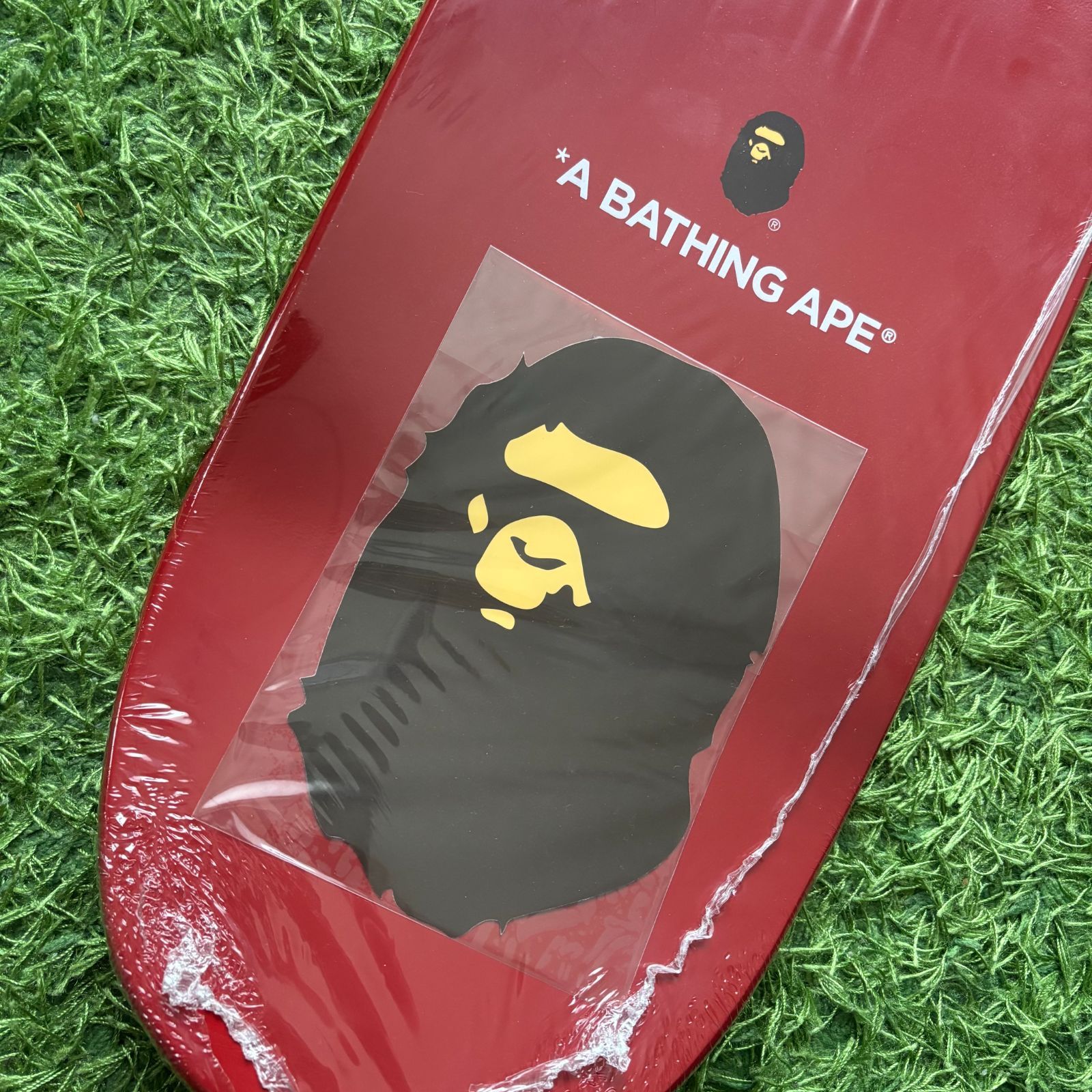 フォロー10%OFF】A Bathing Ape Color Camo Skateboard Deck “Red
