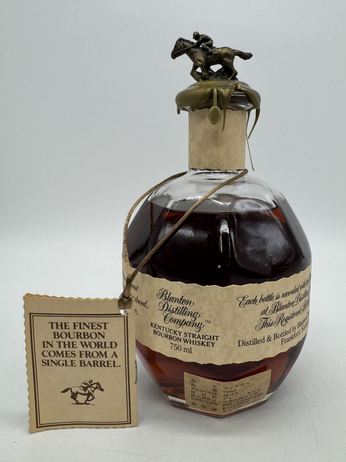 飲料・酒 THE FINEST BOURBON SINGLE BARREL ブラントン シングルバレル バーボン ウイスキー 750ml 箱無し