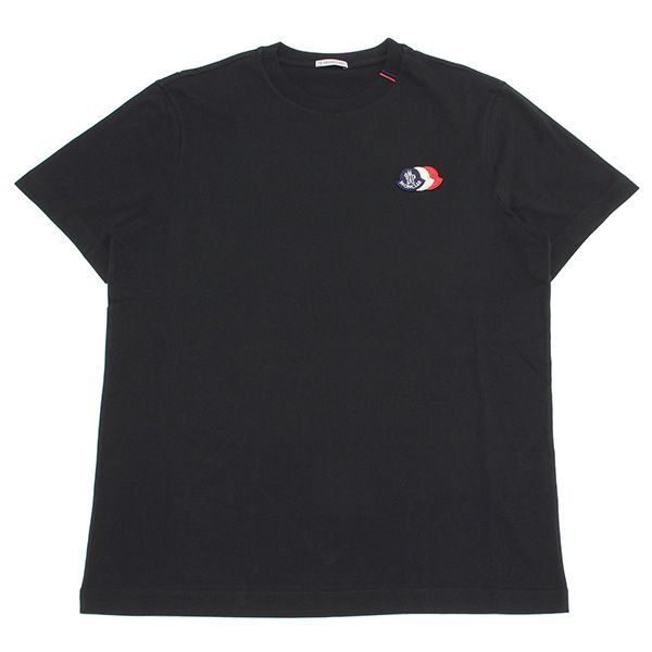 26SSモデル モンクレール MONCLER トリコロール刺しゅうパッチ Tシャツ