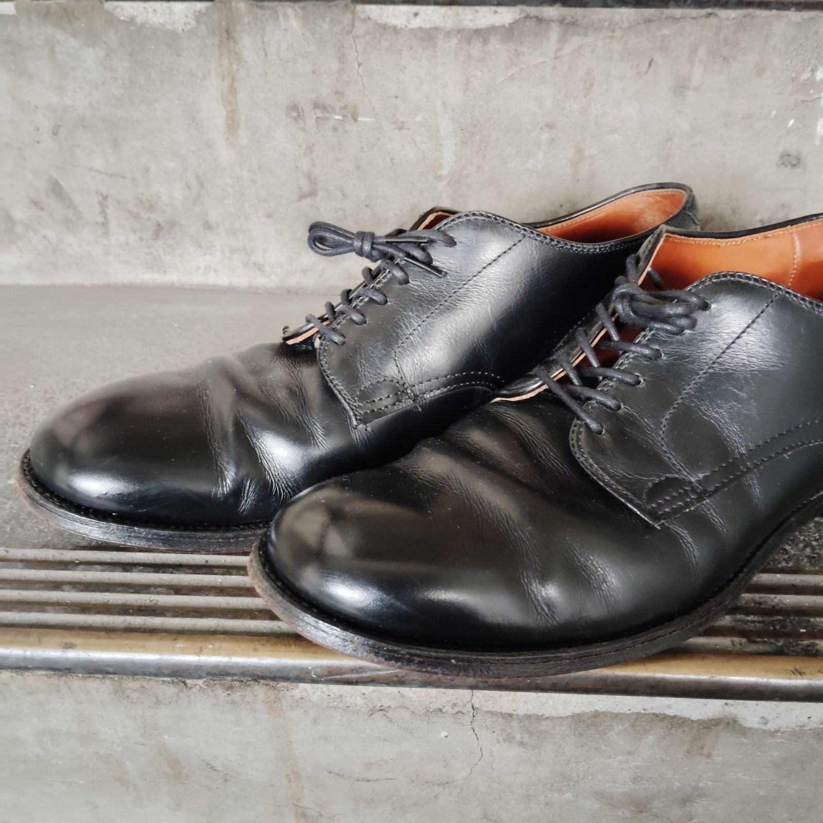 Alden Military Plain Toe Ox. 53711 カーフレザー ブラック 26㎝ US8