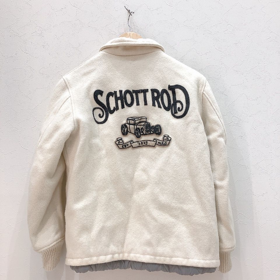 松前327 SCHOTT N.Y.C ショット メルトンジャケット ブルゾン 
