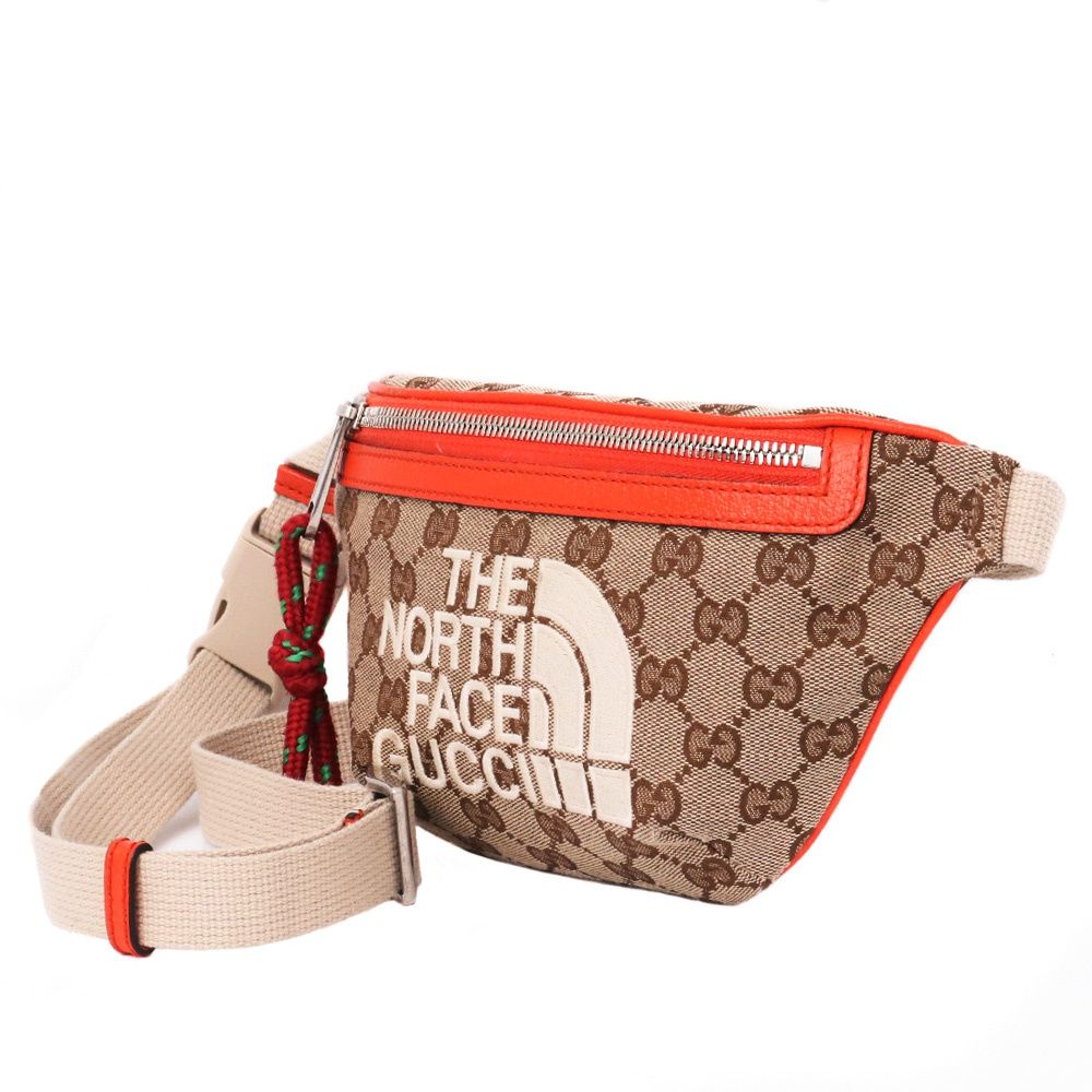 GUCCI × THE NORTH FACE GG ロゴクロスボディバッグ 650299 525040