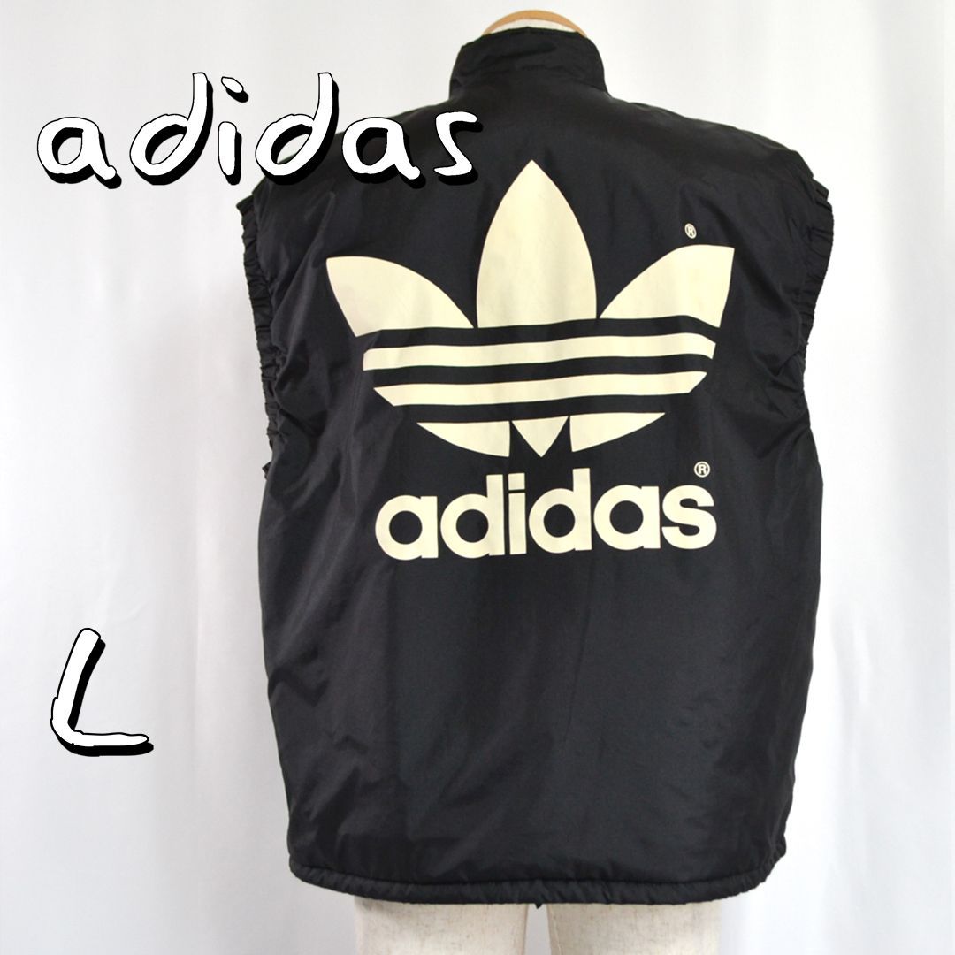 希少】adidasアディダス 90s日本製 デサント製 ビッグロゴ 