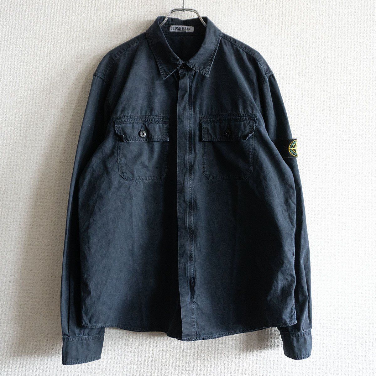 2011SS】STONE ISLAND【GARMENT DYED RIPSTOP OVER SHIRTS】XL