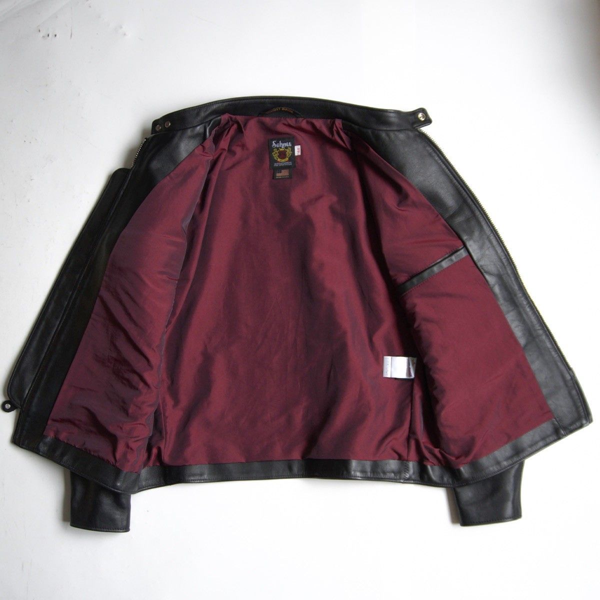 美品/ビッグサイズ】SCHOTT【641XX/シングルライダースジャケット】44 