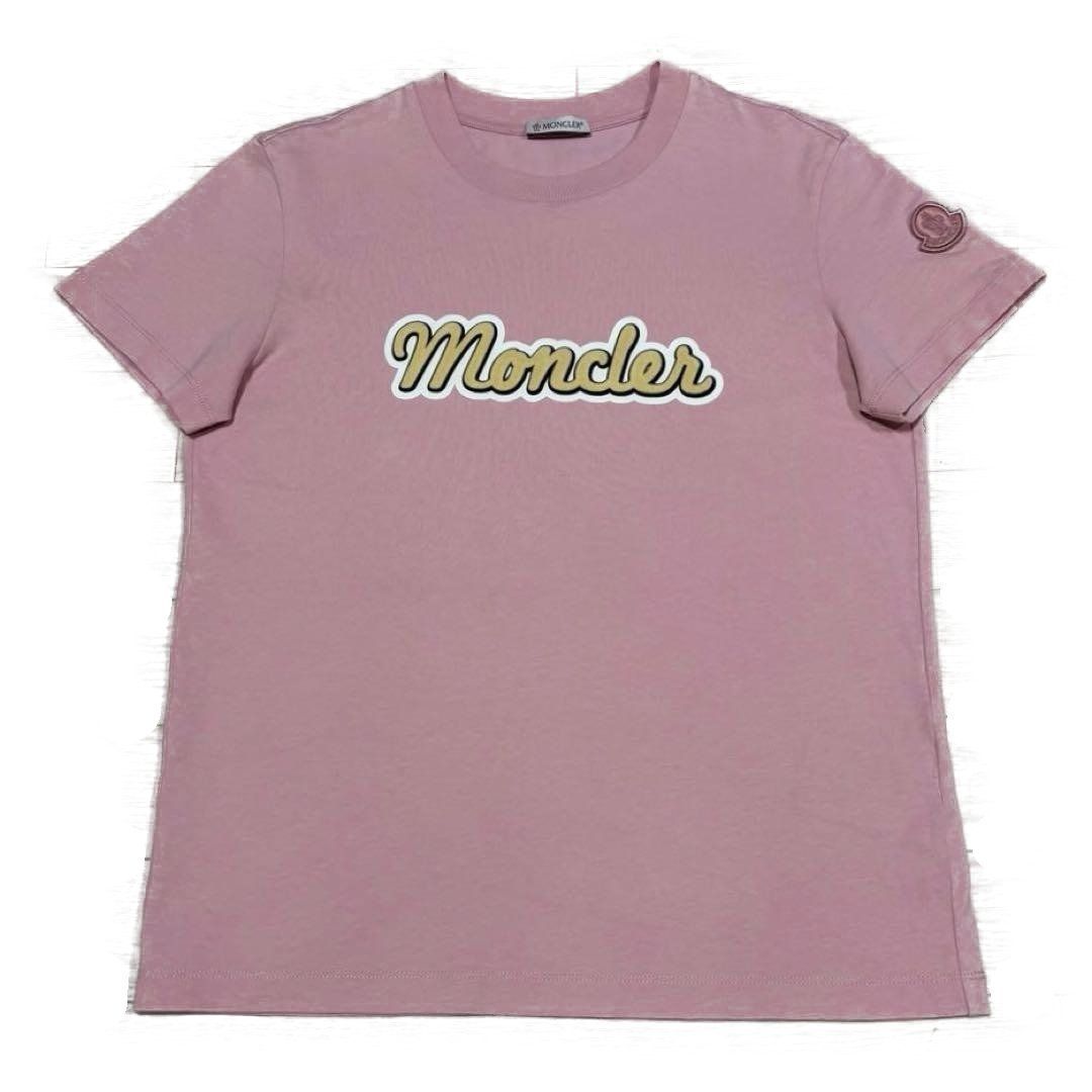 モンクレール プリントロゴ ピンク XS Tシャツ レディース5S168 - メルカリ