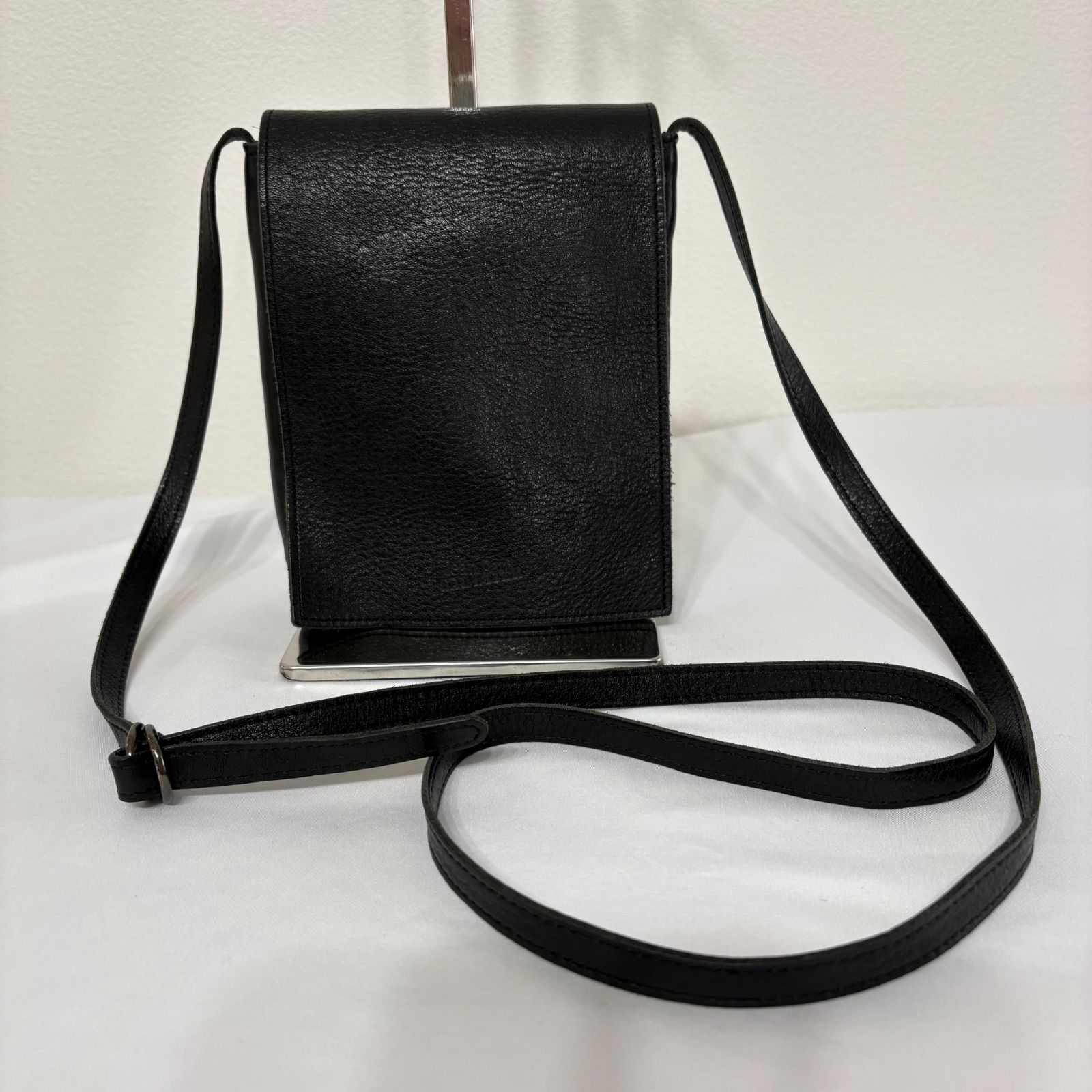 美品 Jean Paul Gaultier ジャンポールゴルチエ レザー ロゴ型押し 