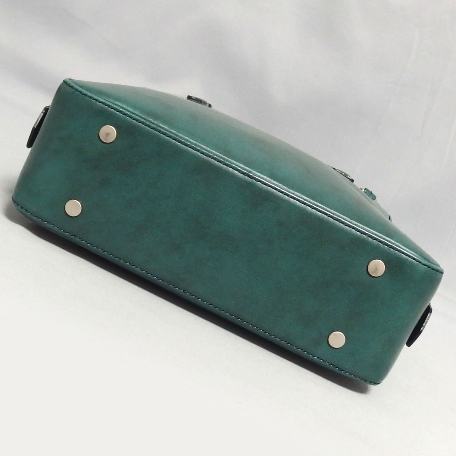 ☆HERGOPOCH ワキシングレザー 2Way ショルダー ハンドバッグ 06-UT 