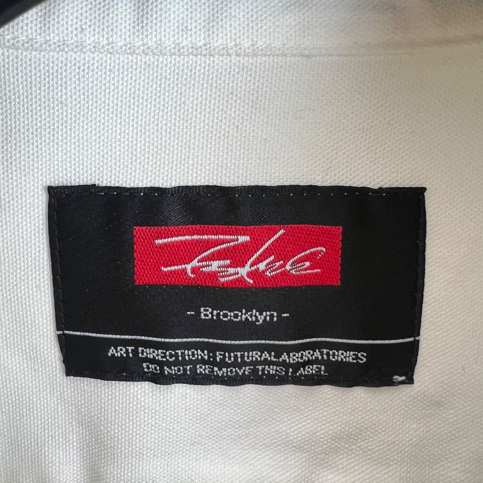 FUTURA LABORATORIES 00s archive font L/S shirts M フューチュラ 