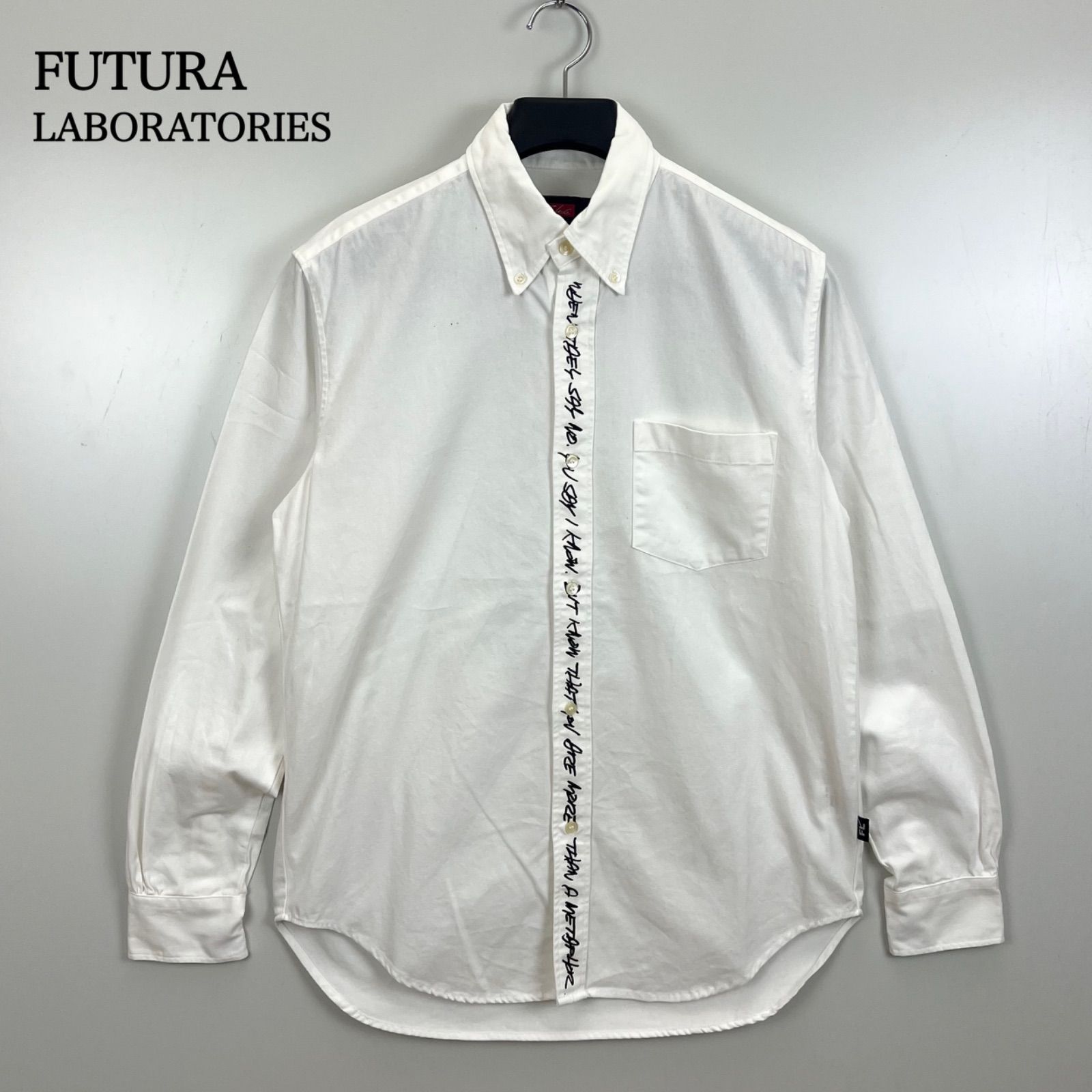FUTURA LABORATORIES 00s archive font L/S shirts M フューチュラ 