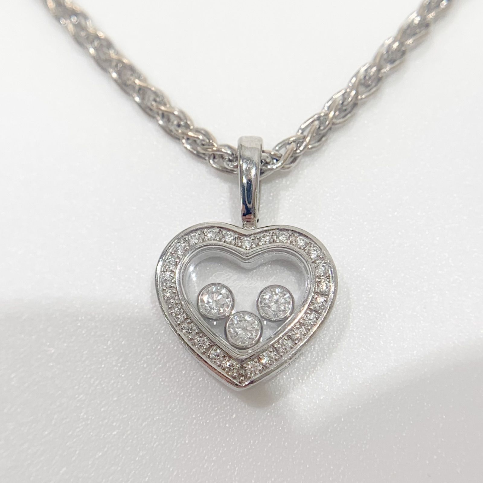 中古】ショパール Chopard ハッピーダイヤモンド ダイヤ ネックレス 