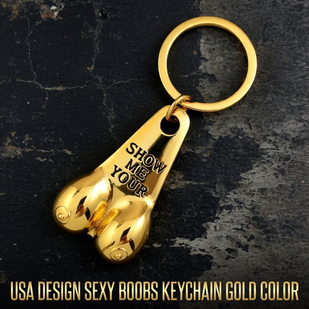 オッパイ USA DESIGN SEXY BOOBS KEYCHAIN セクシー アメリカ バイカー