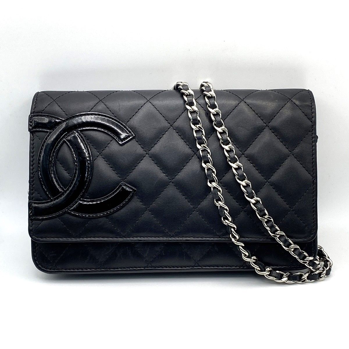 CHANEL シャネル カンボンチェーンウォレット ウォレットチェーン 