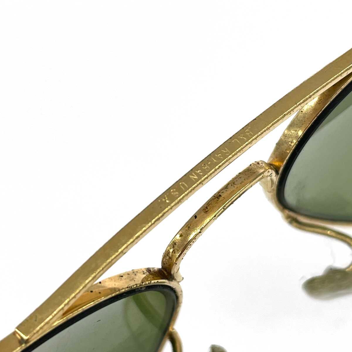 Ray-Ban レイバン サングラス/アビエーター   ボシュロム/USA製   ゴールドカラー メンズ / 241021000065 Ray-Ban レイバン サングラス/アビエーター ボシュロム/USA製 ゴールド