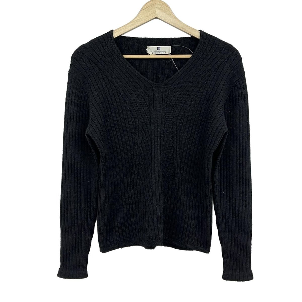 GIVENCHY(ジバンシー) 長袖セーター サイズM レディース美品 - 黒 V 