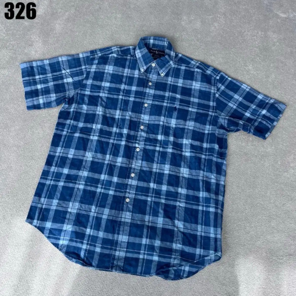 ポロラルフローレン 半袖 CHECK シャツ ブルー - メルカリ ポロラルフローレン 半袖 CHECK シャツ ブルー - メルカリ