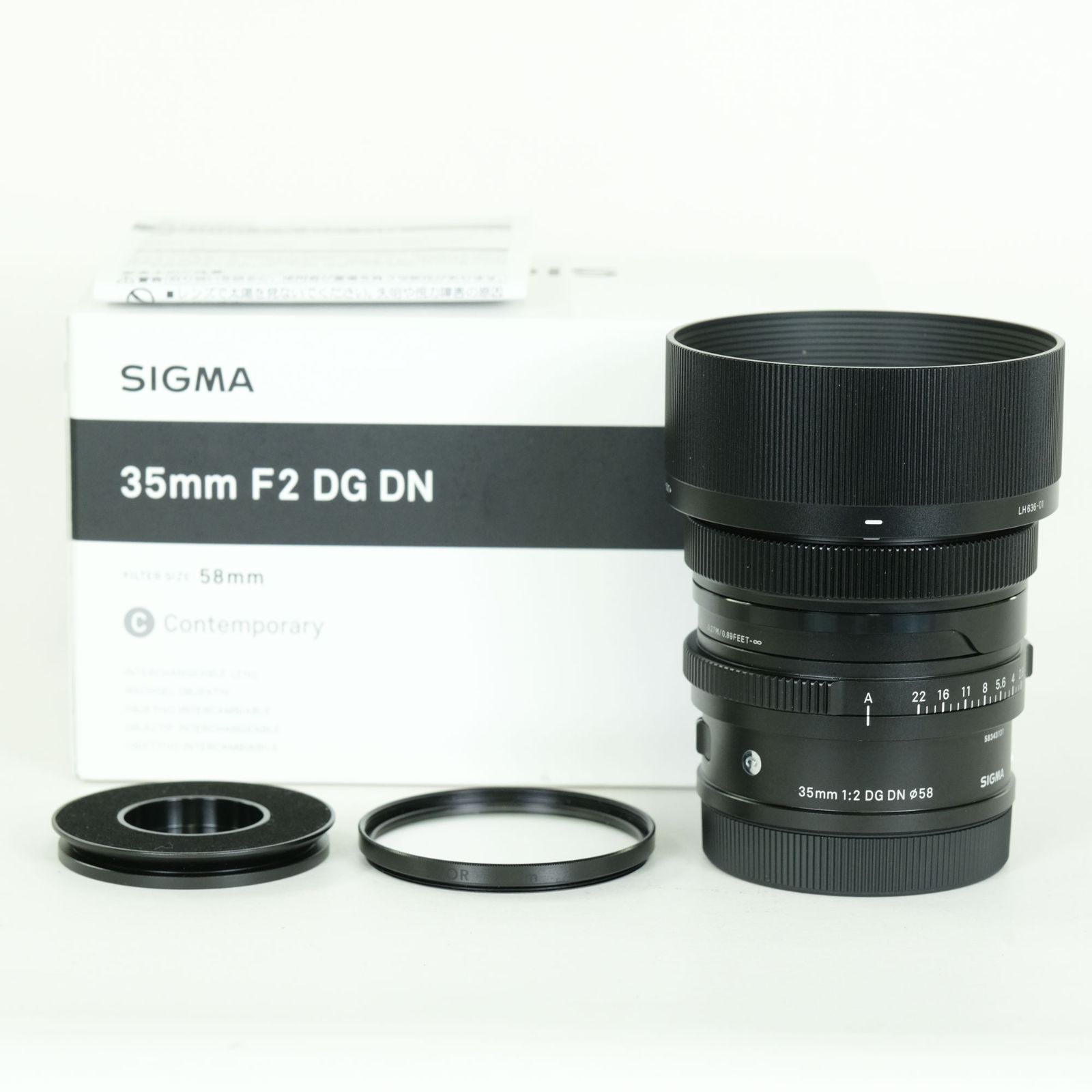 美品 | フィルター付] SIGMA 35mm F2 DG DN｜Contemporary [ライカL用 