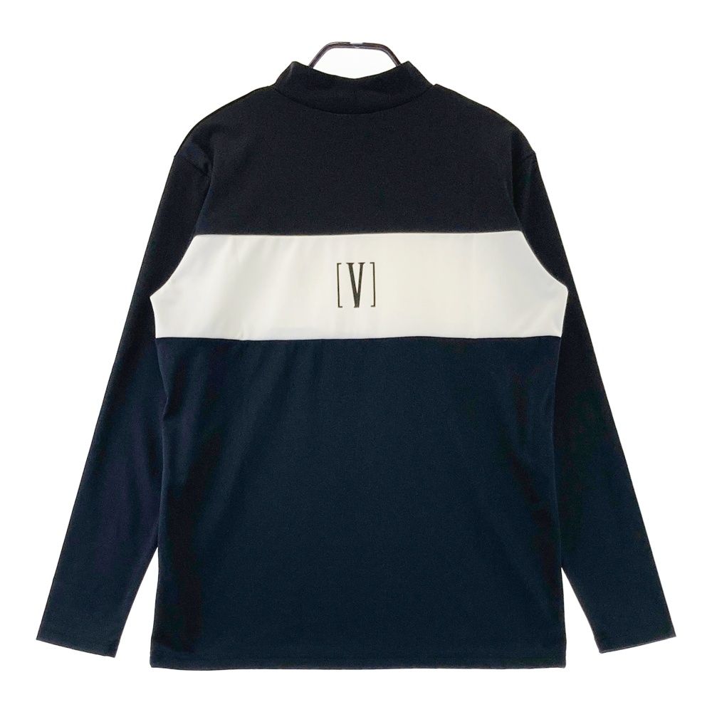 サイズ：L V12 ヴィトゥエルヴ LX DAM PANTS 裏起毛 ハイネック 長袖Tシャツ  ブラック系 [240101652547] ゴルフウェア メンズ ストスト サイズ：L V12 ヴィトゥエルヴ LX DAM PANTS 裏起毛 ハイネック 長袖T