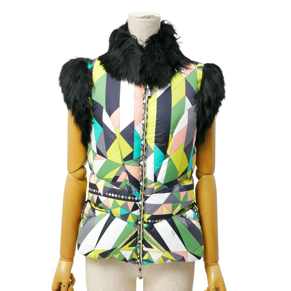 □美品□Emilio Pucci エミリオプッチ ダウンベスト サイズ40 □美品□Emilio Pucci エミリオプッチ ダウンベスト サイズ40