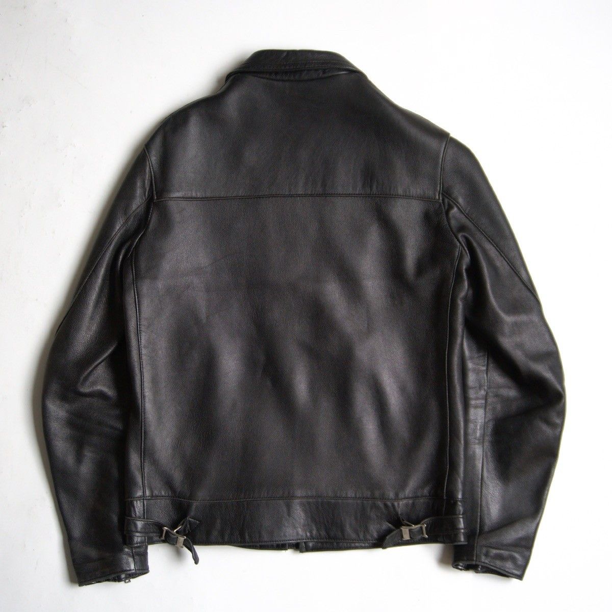 美品】666 triple six【シープスキン シングルライダースジャケット 