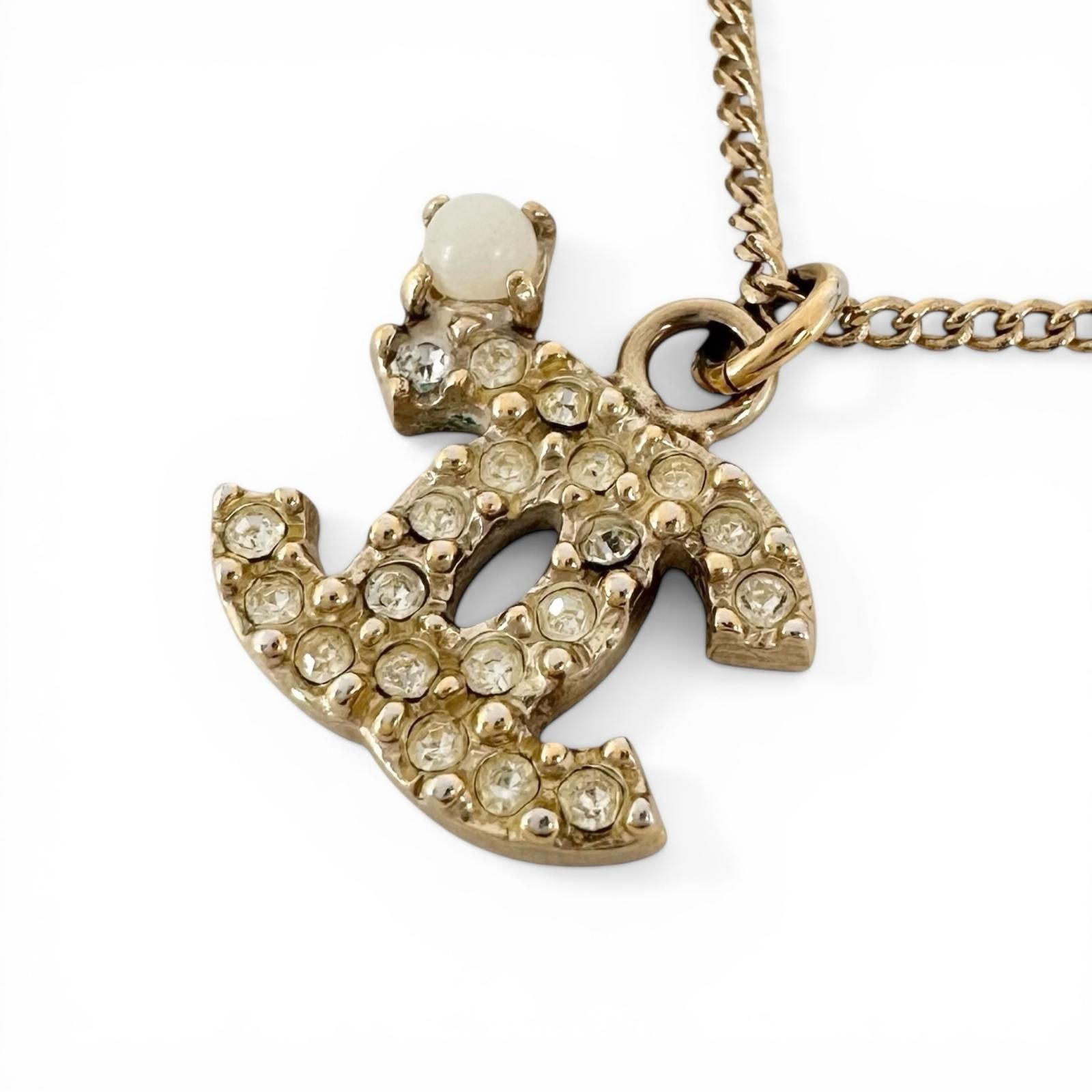 美品 CHANEL シャネル ココマーク ラインストーン 09A 美品 CHANEL シャネル ココマーク ラインストーン 09A