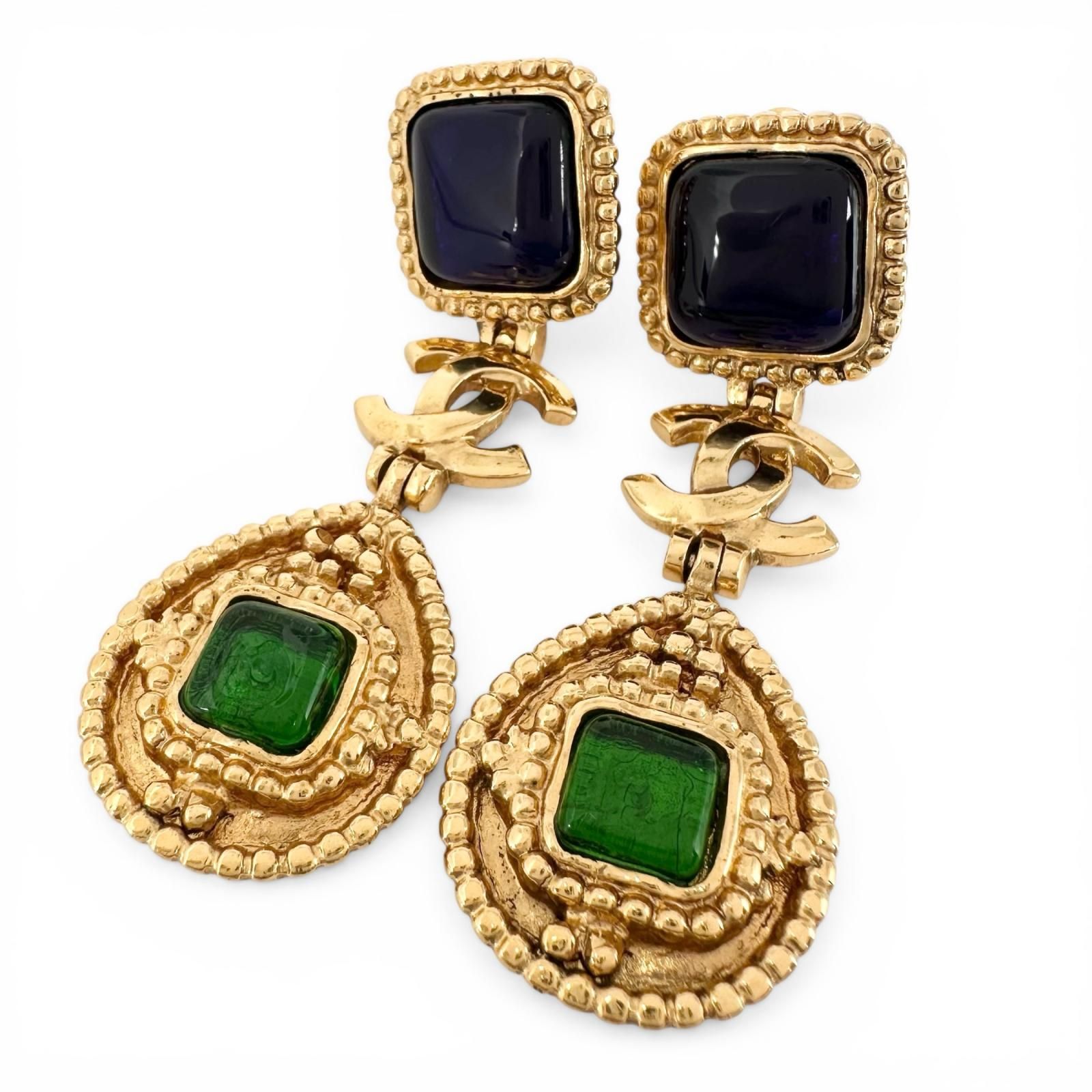 美品 CHANEL シャネル イヤリング ゴールド レディース【中古 美品 CHANEL シャネル イヤリング ゴールド レディース【中古