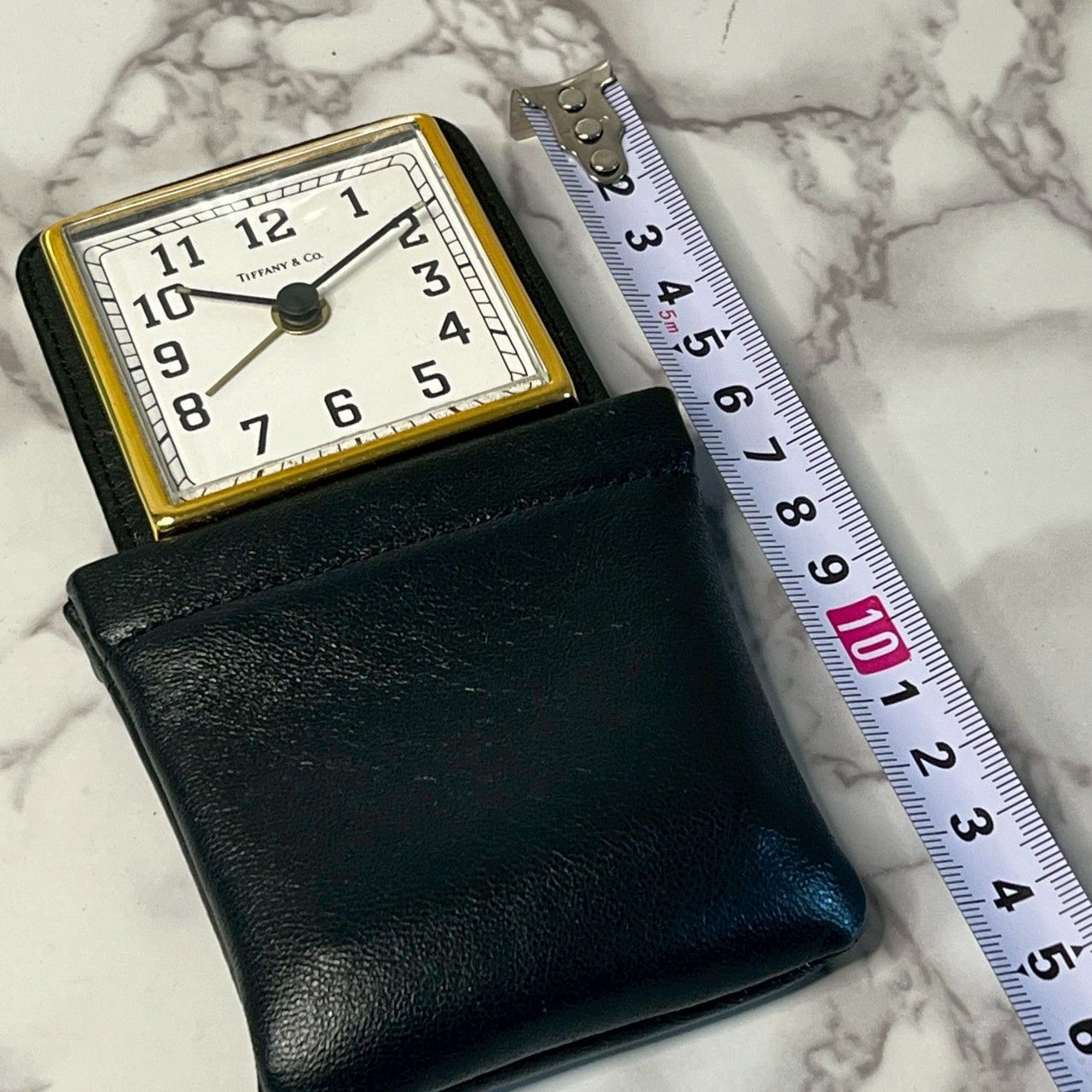 & ティファニー Tiffany トラベルクロック Co 置時計 極希少⁄中古