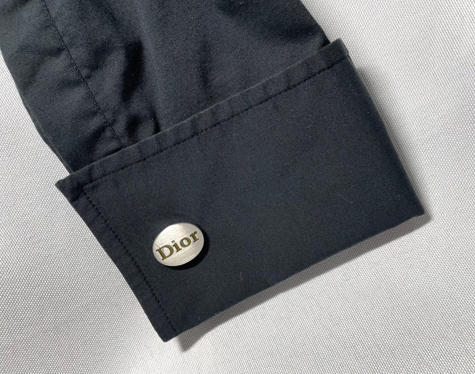 小物 美品 希少 Dior Homme ディオールオム Diorロゴ 艶消しシルバー