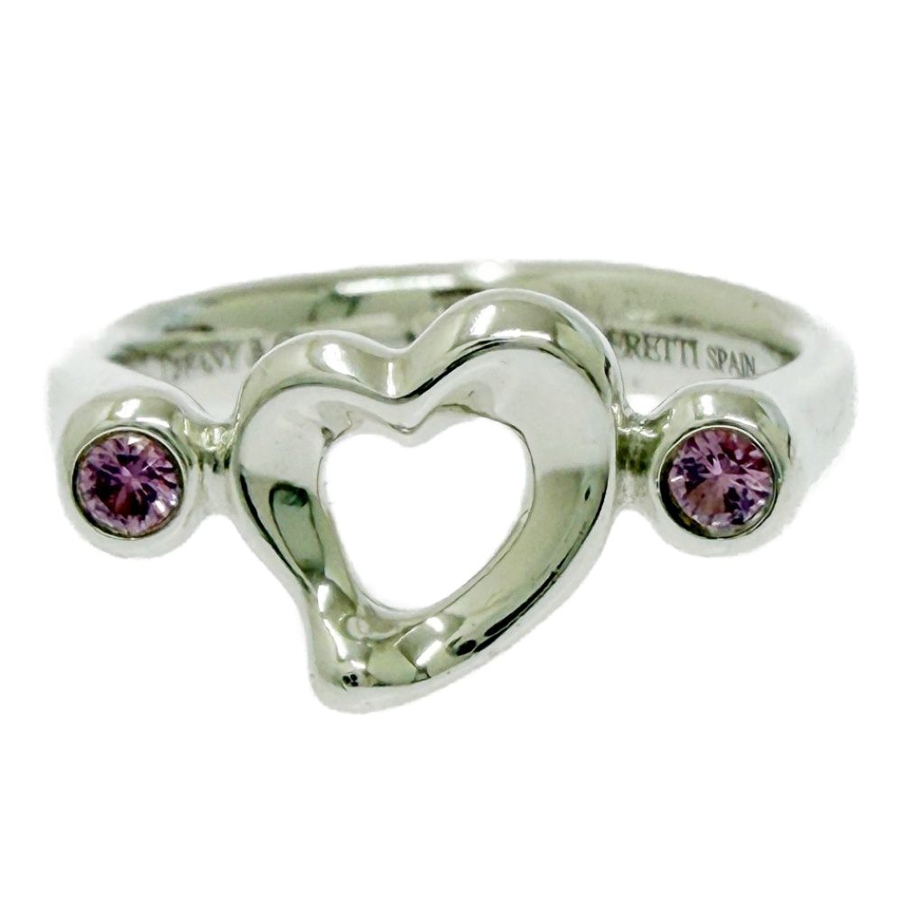 中古】【保存袋付き】 TIFFANY&Co. ティファニー シルバー ピンク 