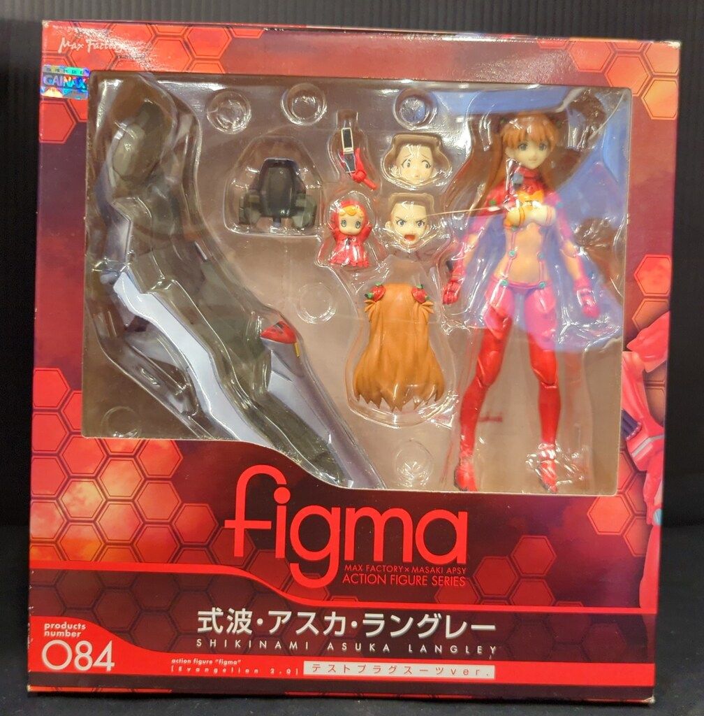 未開封 figma 084 式波・アスカ・ラングレー テストプラグスーツver