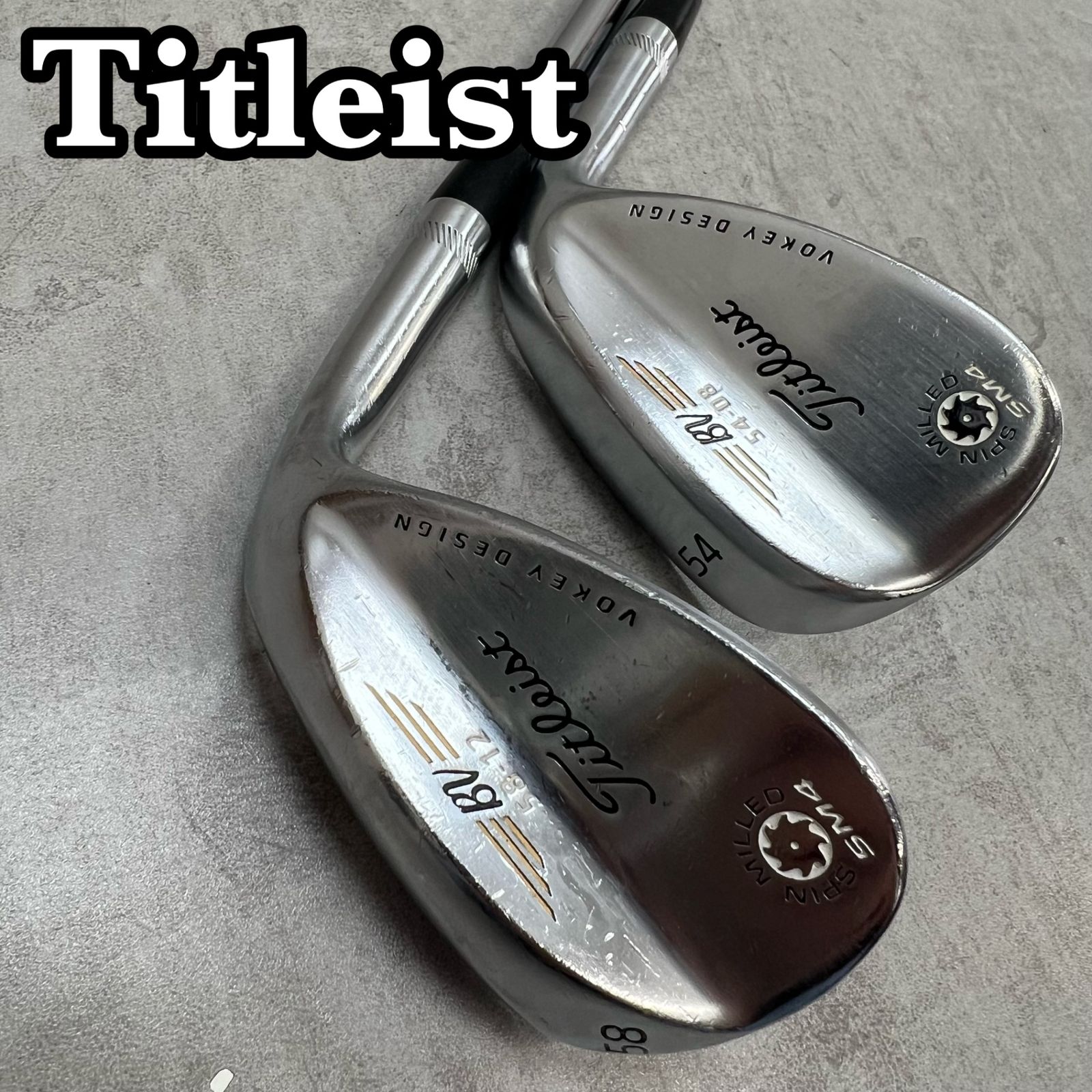 Titleist タイトリスト ボーケイSM4 メンズゴルフ ウェッジ2本セット 