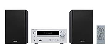 Pioneer X-HM26 CD Mini Console with Bluetooth/MP3/AM/FM Compatible Silver X-HM26 (S)