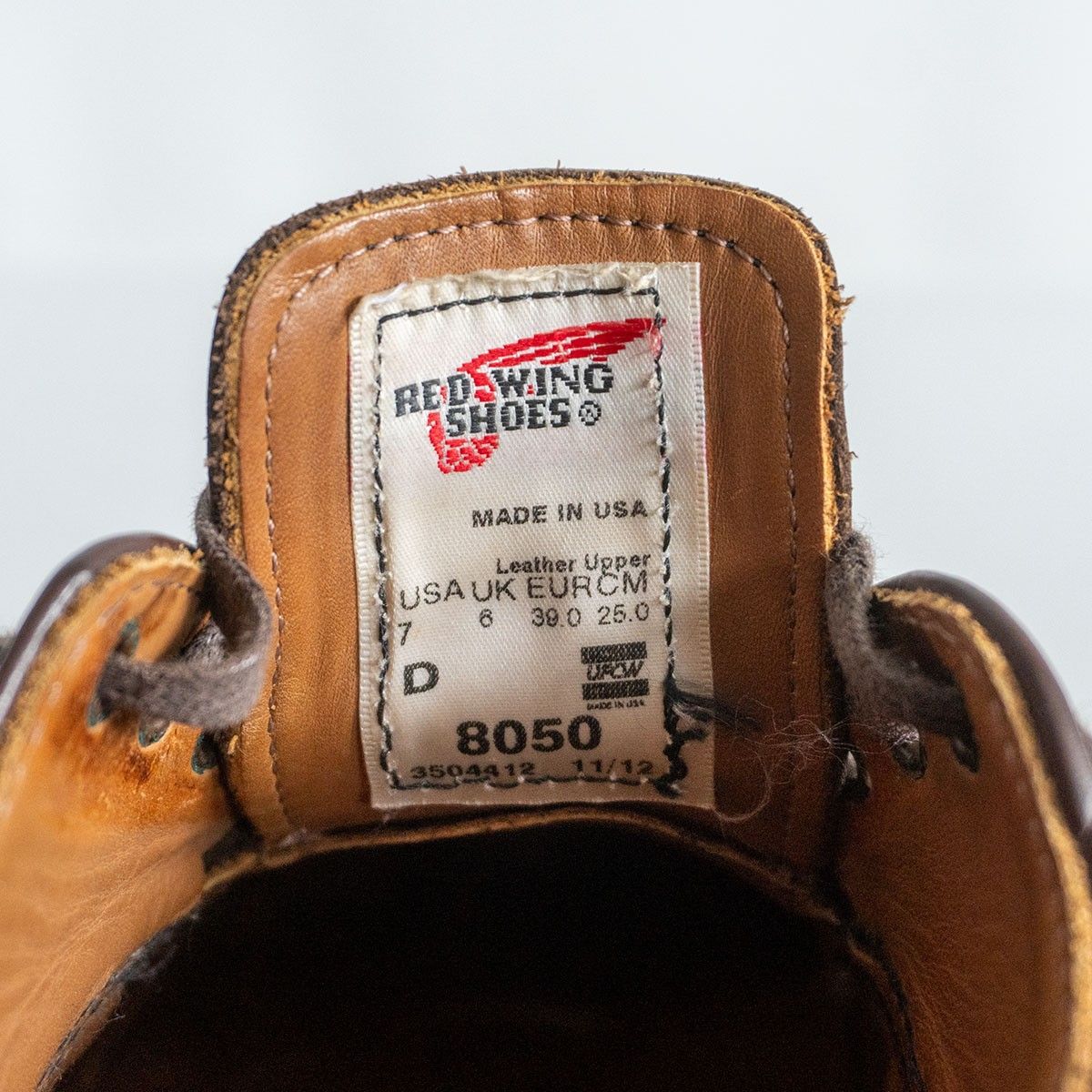 12年製】REDWING【8050 Foreman Oxford 】US7 フォアマン シューズ