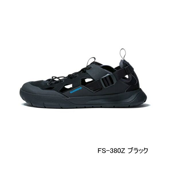 （26年3月新商品） シマノ ボートゲームサンダル FS-380Z ブラック 27.5cm