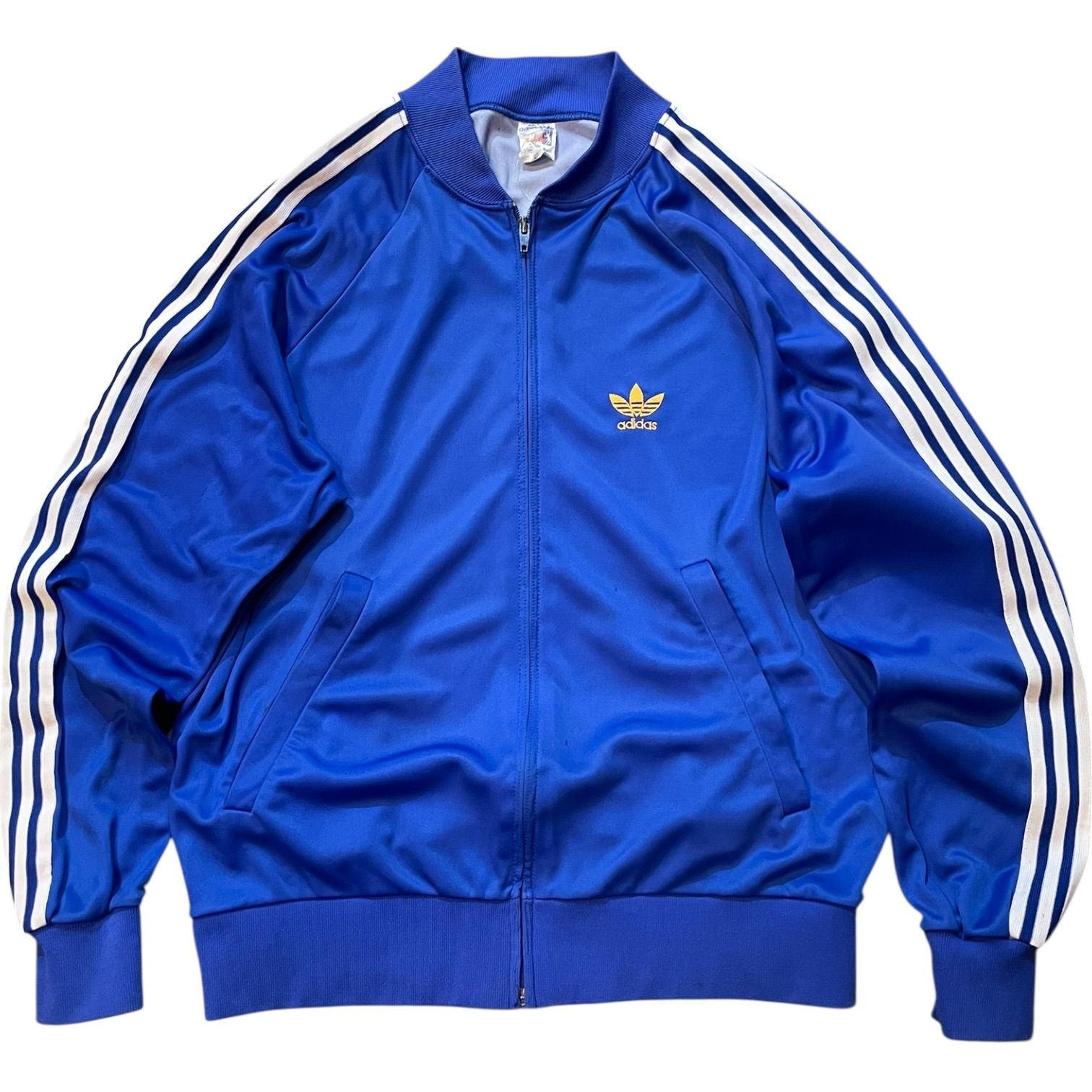 70s adidas ATP Track Jacket 青 L相当 アディダス トラックジャケット 