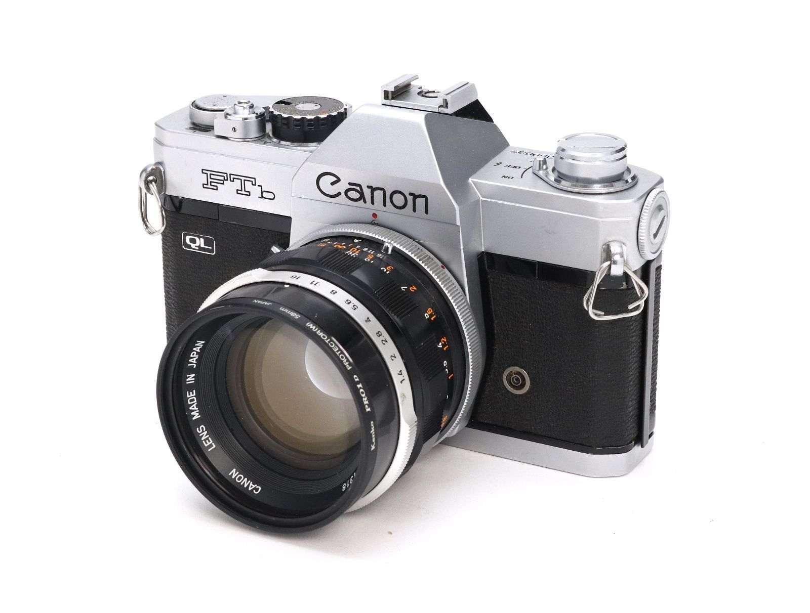 フィルムカメラ D (ジャンク) Canon キヤノン FTb + FD 50mm F1.8 返品